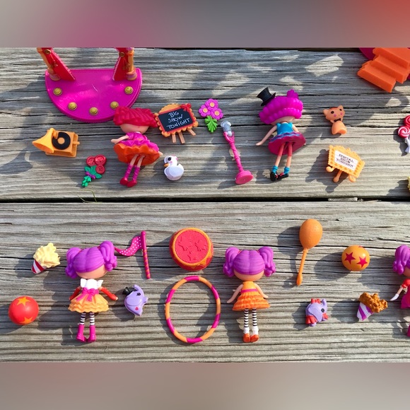 LALALOOPSY Ferris Wheel Peanut Big Top Tippy Harmony Mini Dolls Pets Accessories - Picture 11 of 14